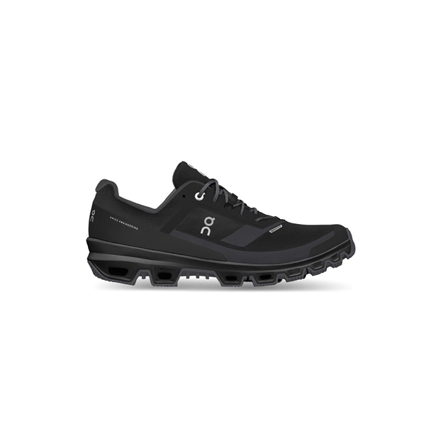 On Cloudventure Waterproof Black Dames
